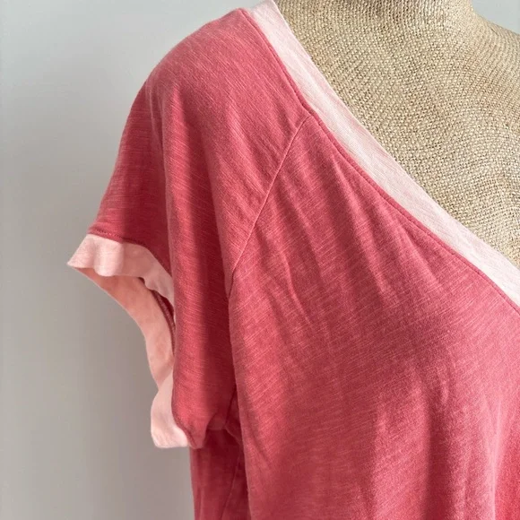 TORRID Ringer V-Neck Tee Classic Fit Plus Size 3X - Picture 5 of 10